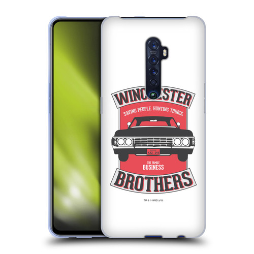 Supernatural Vectors Winchester Brothers 2 Soft Gel Case for OPPO Reno 2