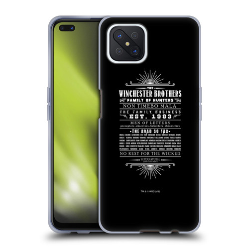 Supernatural Vectors Winchester Brothers Soft Gel Case for OPPO Reno4 Z 5G