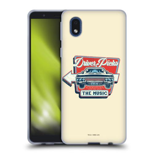 Supernatural Vectors Driver Picks Soft Gel Case for Samsung Galaxy A01 Core (2020)