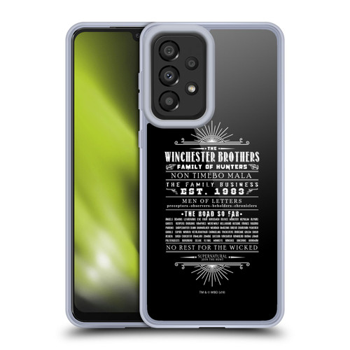 Supernatural Vectors Winchester Brothers Soft Gel Case for Samsung Galaxy A33 5G (2022)