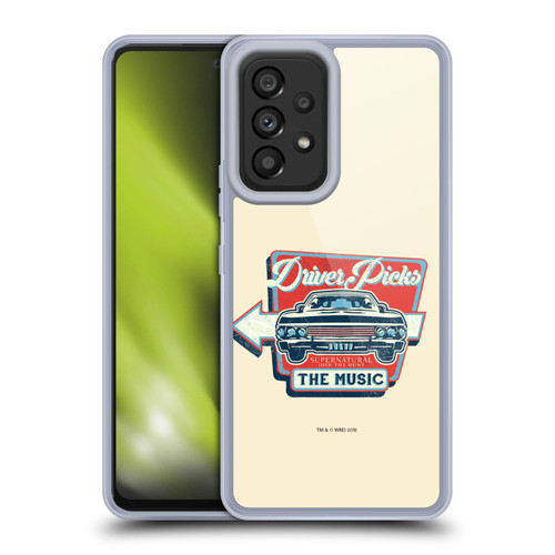 Supernatural Vectors Driver Picks Soft Gel Case for Samsung Galaxy A53 5G (2022)