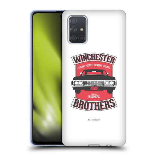 Supernatural Vectors Winchester Brothers 2 Soft Gel Case for Samsung Galaxy A71 (2019)