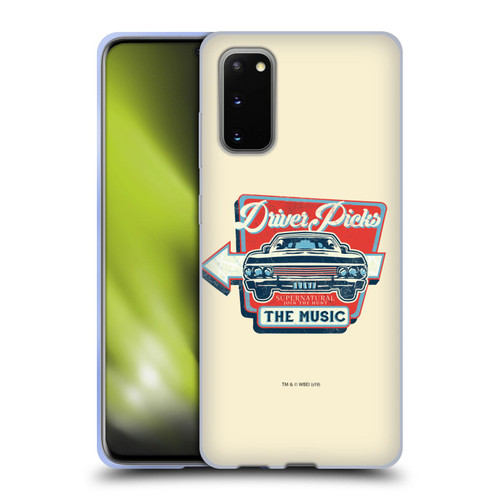 Supernatural Vectors Driver Picks Soft Gel Case for Samsung Galaxy S20 / S20 5G