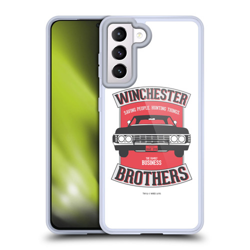 Supernatural Vectors Winchester Brothers 2 Soft Gel Case for Samsung Galaxy S21 5G