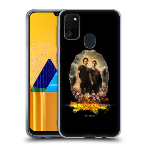 Supernatural Vectors Dean & Sam Halo Soft Gel Case for Samsung Galaxy M30s (2019)/M21 (2020)
