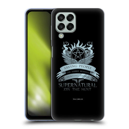 Supernatural Vectors Saving People Logo Soft Gel Case for Samsung Galaxy M33 (2022)