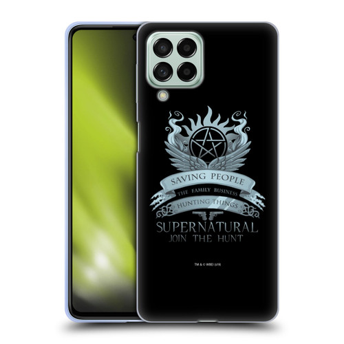 Supernatural Vectors Saving People Logo Soft Gel Case for Samsung Galaxy M53 (2022)