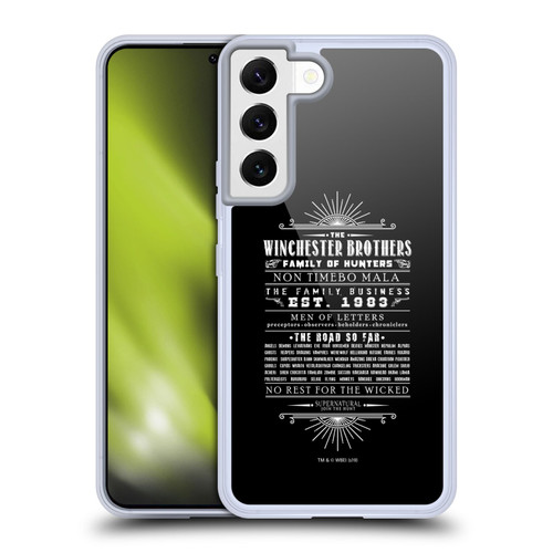 Supernatural Vectors Winchester Brothers Soft Gel Case for Samsung Galaxy S22 5G
