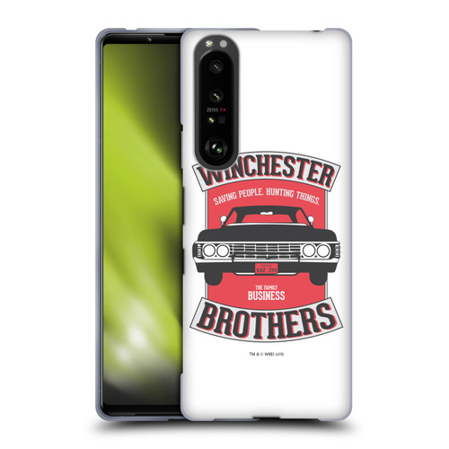 Supernatural Vectors Winchester Brothers 2 Soft Gel Case for Sony Xperia 1 III