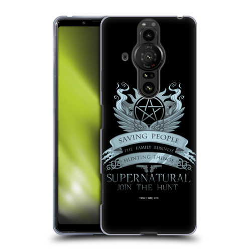 Supernatural Vectors Saving People Logo Soft Gel Case for Sony Xperia Pro-I