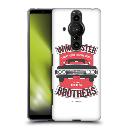 Supernatural Vectors Winchester Brothers 2 Soft Gel Case for Sony Xperia Pro-I