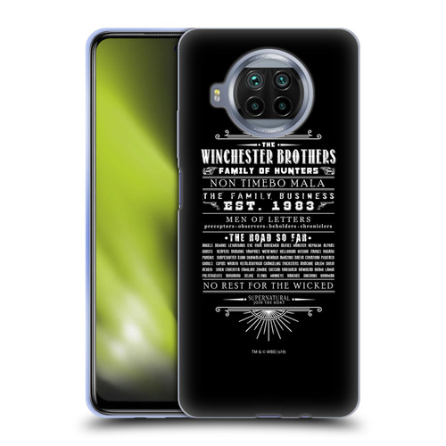 Supernatural Vectors Winchester Brothers Soft Gel Case for Xiaomi Mi 10T Lite 5G