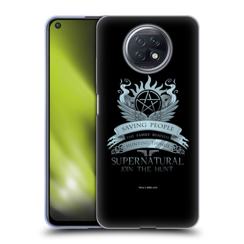 Supernatural Vectors Saving People Logo Soft Gel Case for Xiaomi Redmi Note 9T 5G