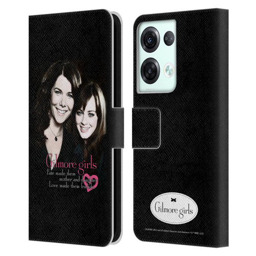 Gilmore Girls Graphics Fate Made Them Leather Book Wallet Case Cover For OPPO Reno8 Pro