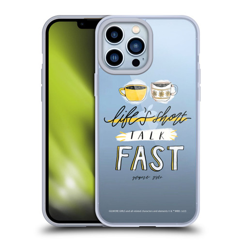 Gilmore Girls Graphics Life's Short Talk Fast Soft Gel Case for Apple iPhone 13 Pro Max & MagSafe