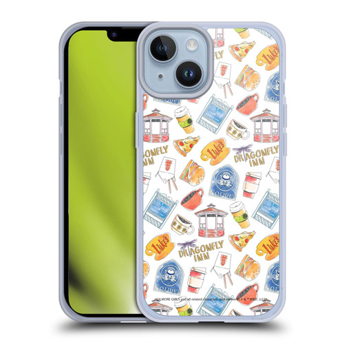 Gilmore Girls Graphics Icons Soft Gel Case for Apple iPhone 14