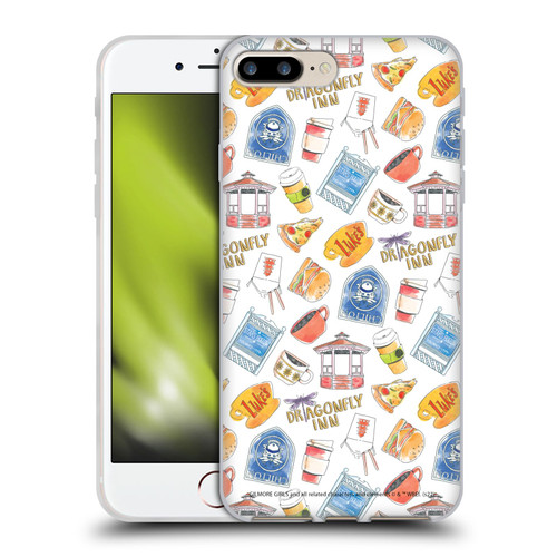 Gilmore Girls Graphics Icons Soft Gel Case for Apple iPhone 7 Plus / iPhone 8 Plus