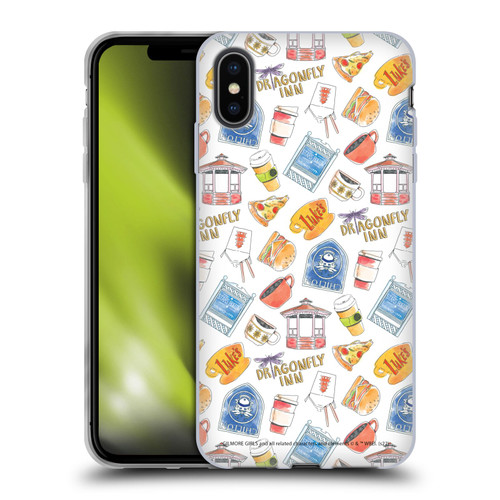 Gilmore Girls Graphics Icons Soft Gel Case for Apple iPhone XS Max