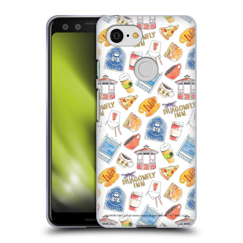 Gilmore Girls Graphics Icons Soft Gel Case for Google Pixel 3