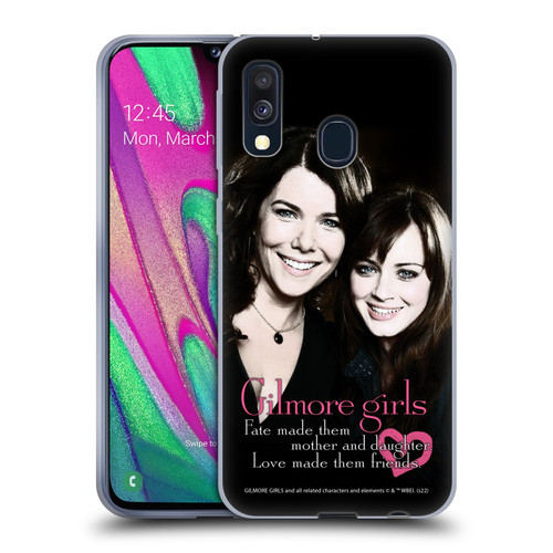 Gilmore Girls Graphics Fate Made Them Soft Gel Case for Samsung Galaxy A40 (2019)