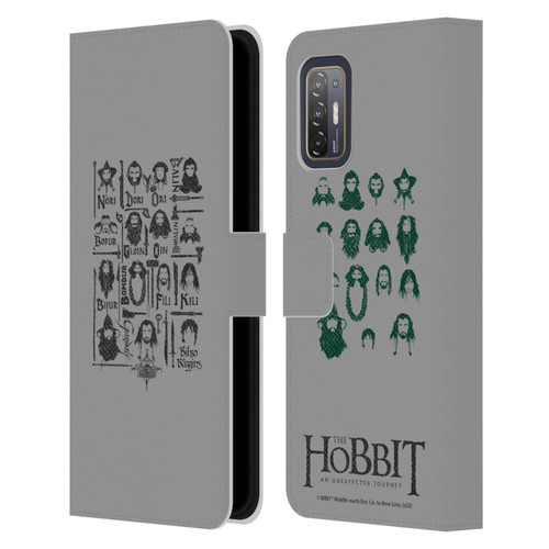 The Hobbit An Unexpected Journey Key Art The Company Leather Book Wallet Case Cover For HTC Desire 21 Pro 5G