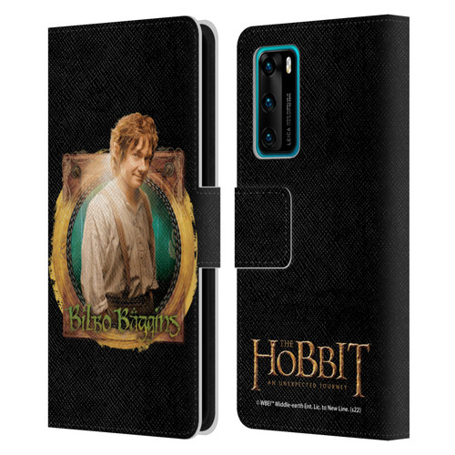 The Hobbit An Unexpected Journey Key Art Bilbo Leather Book Wallet Case Cover For Huawei P40 5G