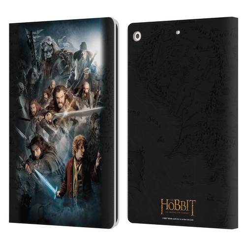 The Hobbit An Unexpected Journey Key Art Group Leather Book Wallet Case Cover For Apple iPad 10.2 2019/2020/2021