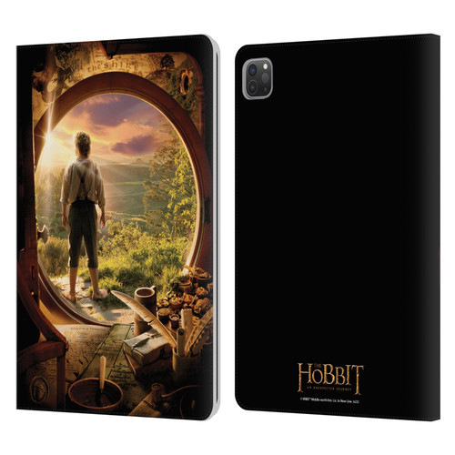 The Hobbit An Unexpected Journey Key Art Hobbit In Door Leather Book Wallet Case Cover For Apple iPad Pro 11 2020 / 2021 / 2022