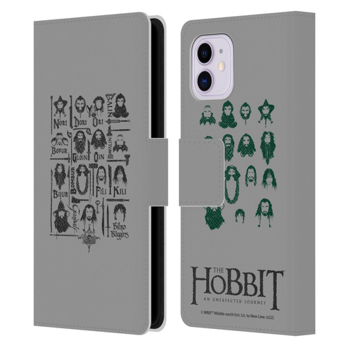 The Hobbit An Unexpected Journey Key Art The Company Leather Book Wallet Case Cover For Apple iPhone 11