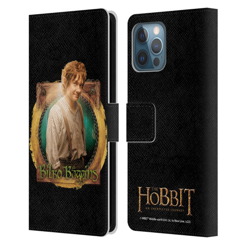 The Hobbit An Unexpected Journey Key Art Bilbo Leather Book Wallet Case Cover For Apple iPhone 12 Pro Max