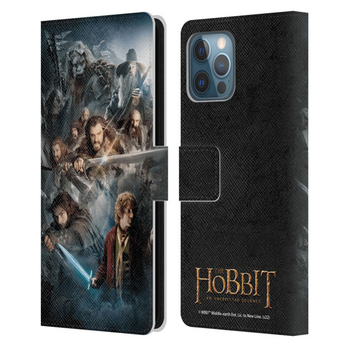 The Hobbit An Unexpected Journey Key Art Group Leather Book Wallet Case Cover For Apple iPhone 12 Pro Max