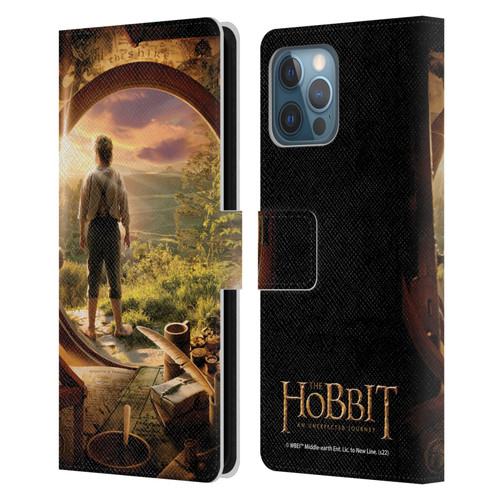 The Hobbit An Unexpected Journey Key Art Hobbit In Door Leather Book Wallet Case Cover For Apple iPhone 12 Pro Max