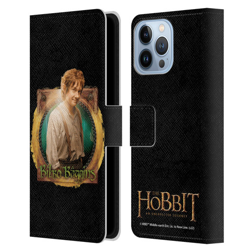 The Hobbit An Unexpected Journey Key Art Bilbo Leather Book Wallet Case Cover For Apple iPhone 13 Pro Max