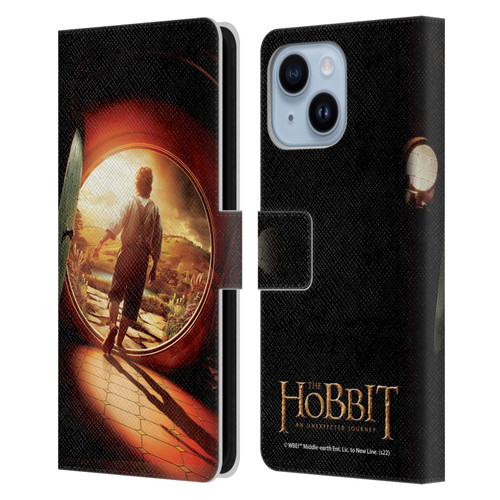 The Hobbit An Unexpected Journey Key Art Journey Leather Book Wallet Case Cover For Apple iPhone 14 Plus