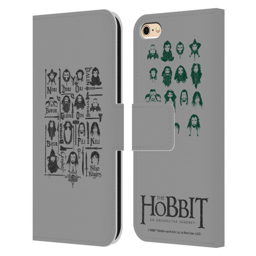 The Hobbit An Unexpected Journey Key Art The Company Leather Book Wallet Case Cover For Apple iPhone 6 / iPhone 6s