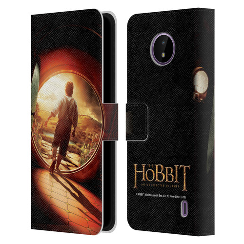 The Hobbit An Unexpected Journey Key Art Journey Leather Book Wallet Case Cover For Nokia C10 / C20