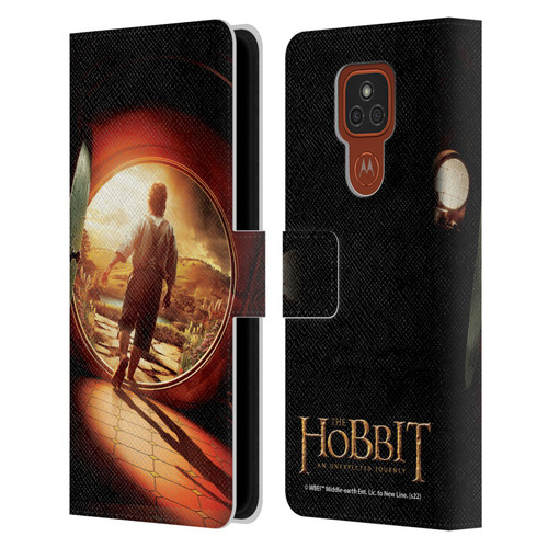 The Hobbit An Unexpected Journey Key Art Journey Leather Book Wallet Case Cover For Motorola Moto E7 Plus