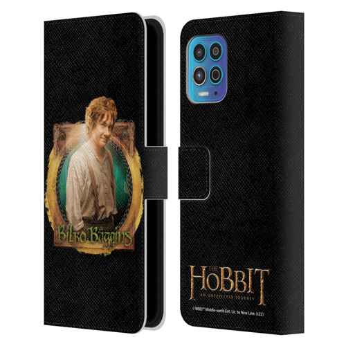 The Hobbit An Unexpected Journey Key Art Bilbo Leather Book Wallet Case Cover For Motorola Moto G100