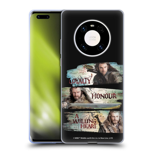 The Hobbit An Unexpected Journey Key Art Loyalty And Honour Soft Gel Case for Huawei Mate 40 Pro 5G