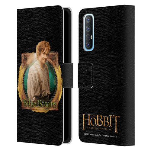 The Hobbit An Unexpected Journey Key Art Bilbo Leather Book Wallet Case Cover For OPPO Find X2 Neo 5G