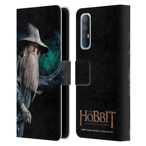 The Hobbit An Unexpected Journey Key Art Gandalf Leather Book Wallet Case Cover For OPPO Find X2 Neo 5G