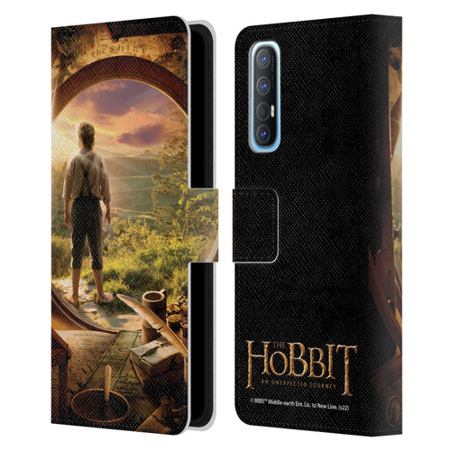The Hobbit An Unexpected Journey Key Art Hobbit In Door Leather Book Wallet Case Cover For OPPO Find X2 Neo 5G