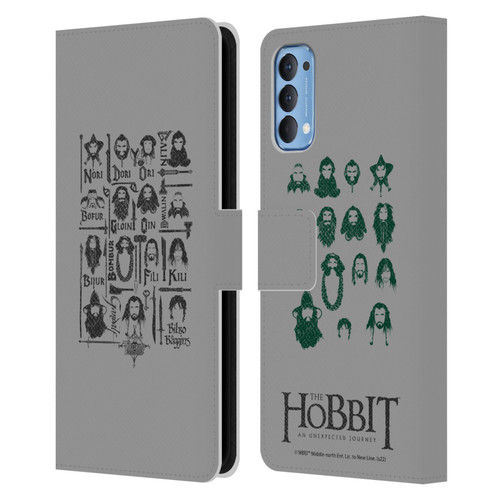 The Hobbit An Unexpected Journey Key Art The Company Leather Book Wallet Case Cover For OPPO Reno 4 5G