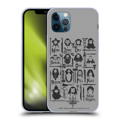 The Hobbit An Unexpected Journey Key Art The Company Soft Gel Case for Apple iPhone 12 / iPhone 12 Pro