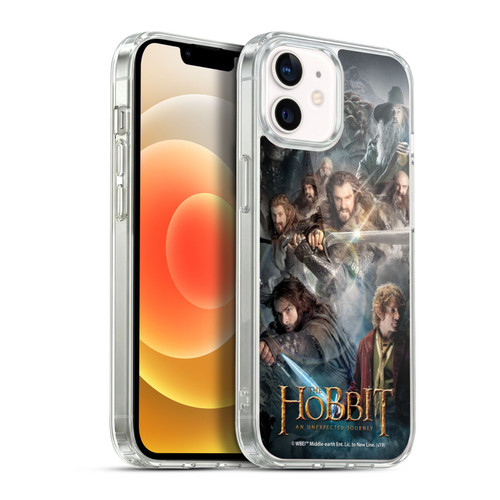 The Hobbit An Unexpected Journey Key Art Group Soft Gel Case for Apple iPhone 12 / iPhone 12 Pro & MagSafe