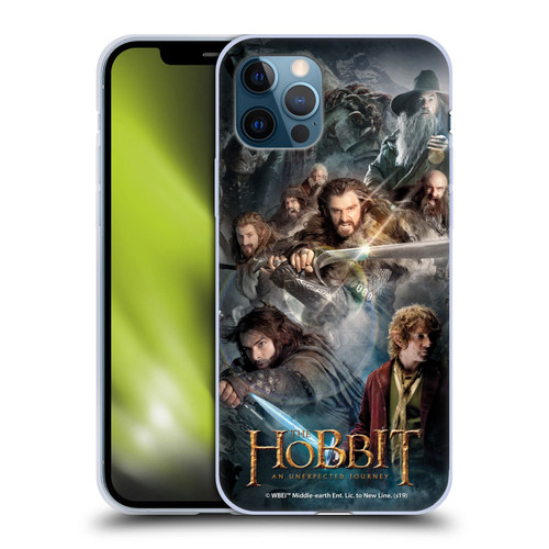 The Hobbit An Unexpected Journey Key Art Group Soft Gel Case for Apple iPhone 12 / iPhone 12 Pro