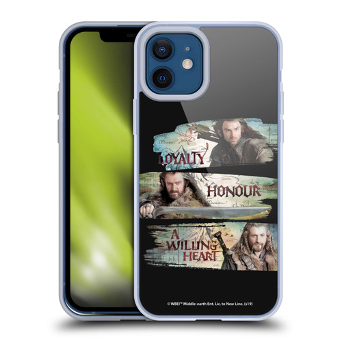 The Hobbit An Unexpected Journey Key Art Loyalty And Honour Soft Gel Case for Apple iPhone 12 / iPhone 12 Pro