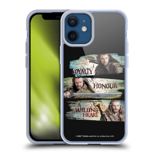 The Hobbit An Unexpected Journey Key Art Loyalty And Honour Soft Gel Case for Apple iPhone 12 Mini