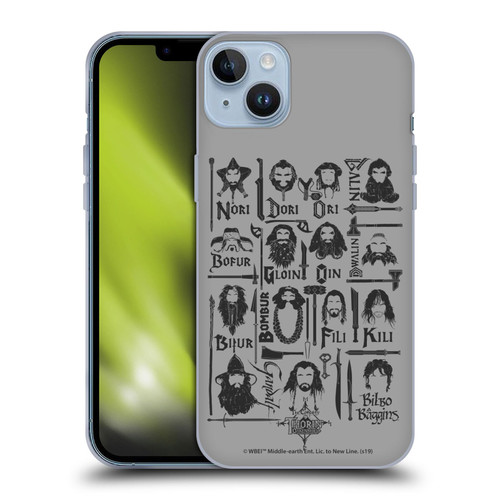 The Hobbit An Unexpected Journey Key Art The Company Soft Gel Case for Apple iPhone 14 Plus