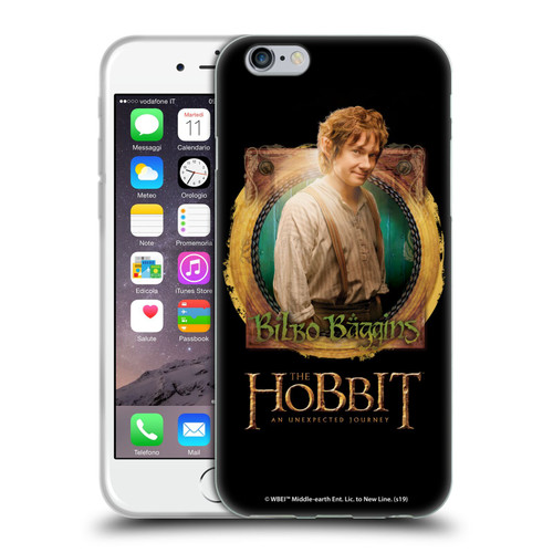 The Hobbit An Unexpected Journey Key Art Bilbo Soft Gel Case for Apple iPhone 6 / iPhone 6s